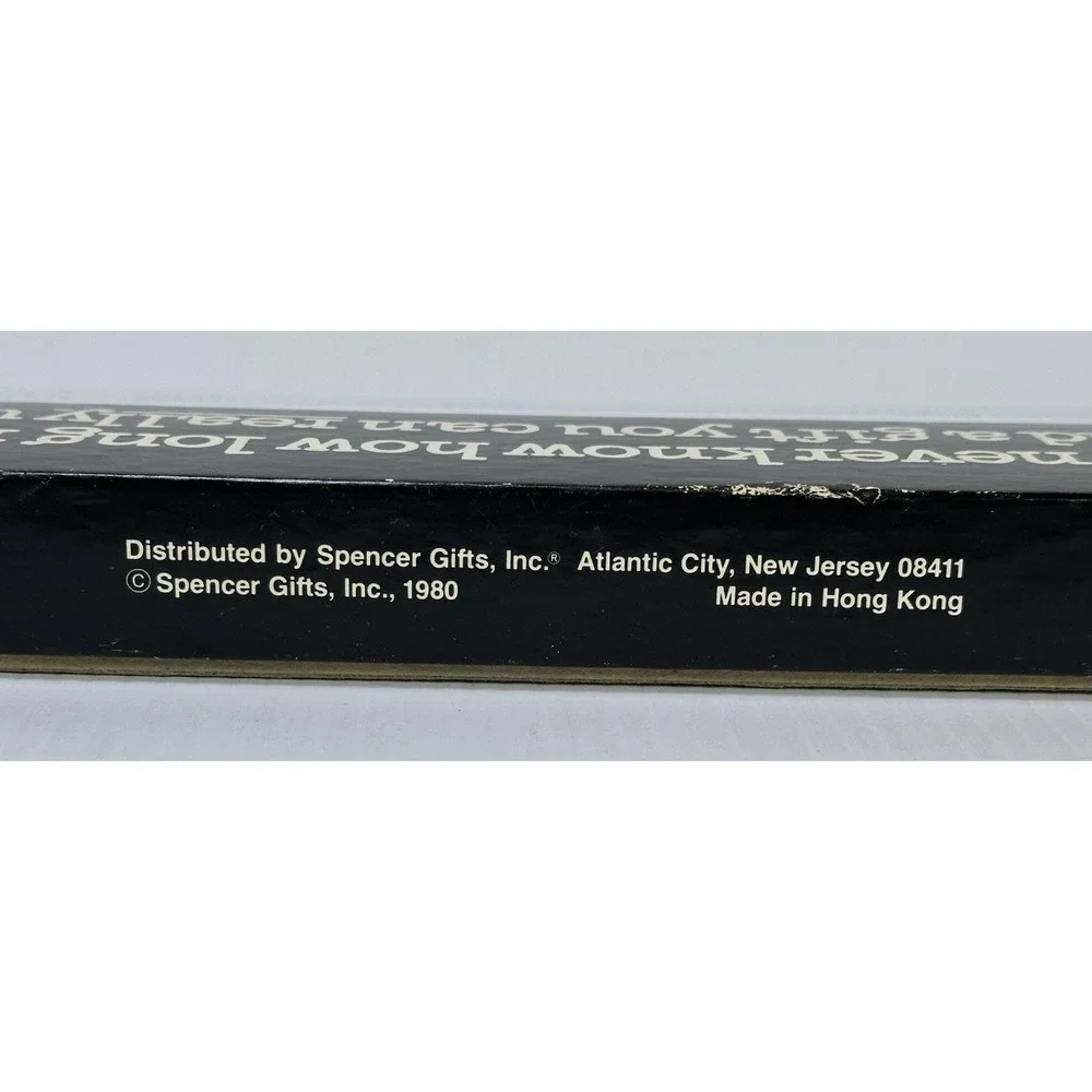 FUNNY 1980‎ VINTAGE SPENCER GIFTS A GENUINE BEAR ASS BACK SCRATCHER IN BOX